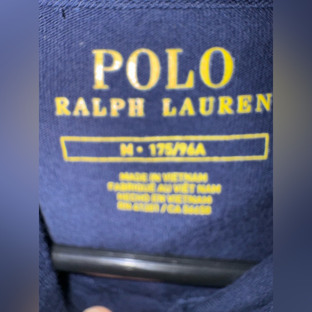 Polo Ralph Lauren Mens Jersey Hooded T-shirt Medium /Blue - Picture 7 of 9